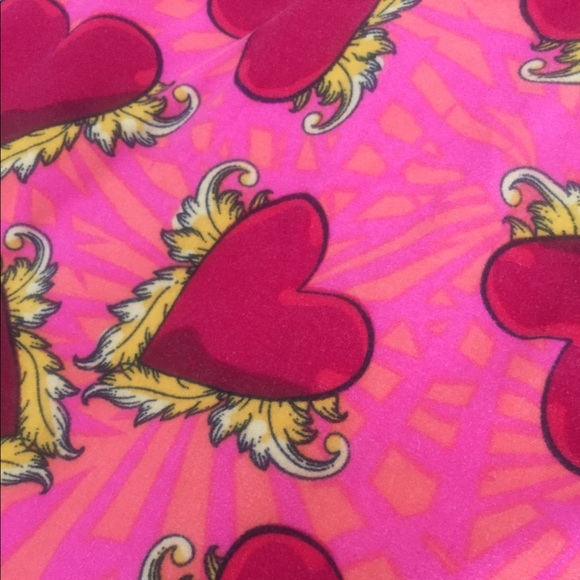 Lularoe TC Leggings Heart Pattern - Picture 2 of 4